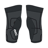 EVOC, Knee Protector LS Flex Lite, Knee Guards, Black, L